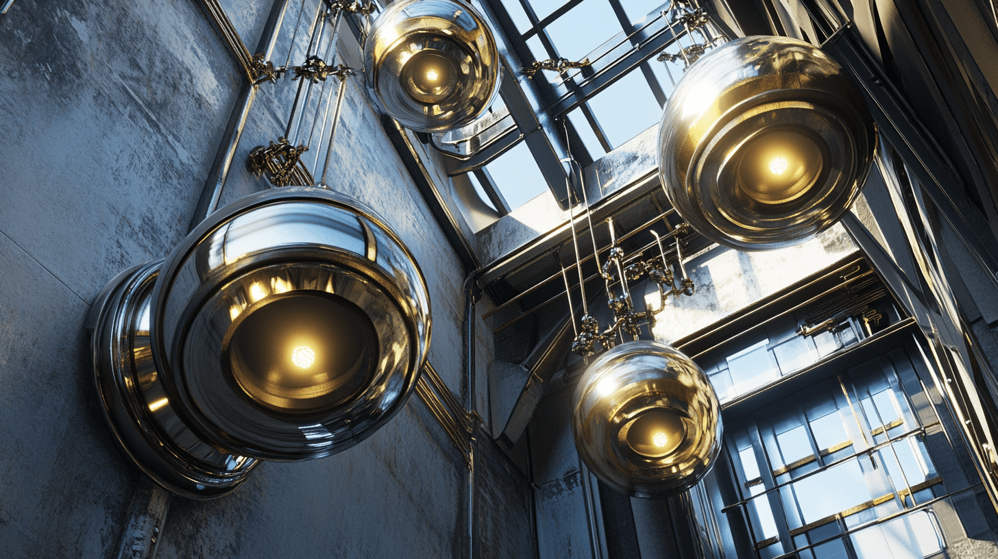 Dekorationen und Accessoires für den Industrial Glamour Stil