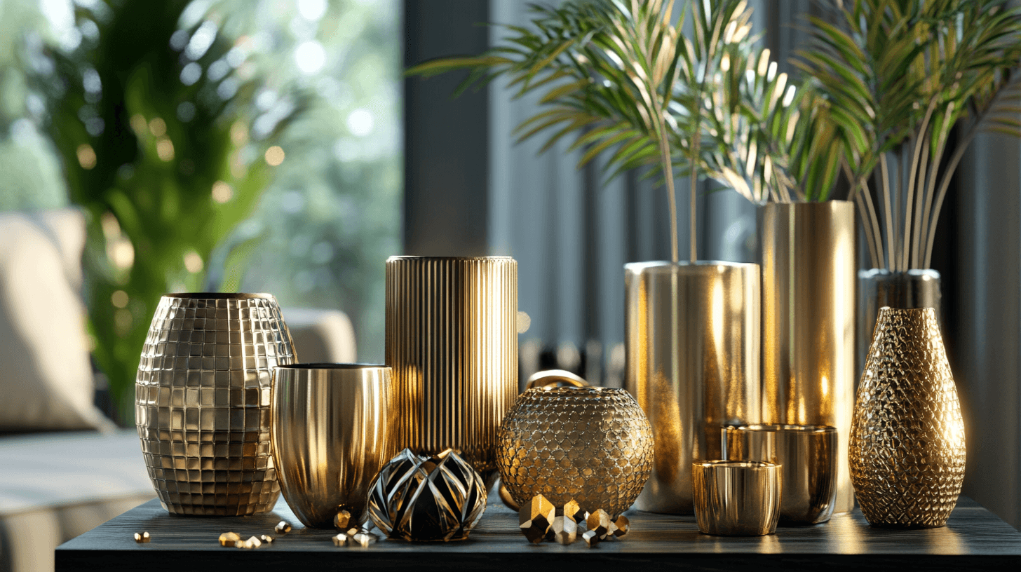 Dekorative Accessoires in Gold: Kleine Details mit grosser Wirkung