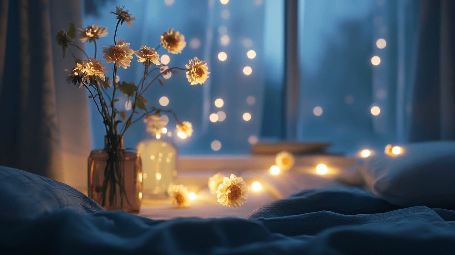 Lichterketten im Schlafzimmer: Romantische Highlights schaffen