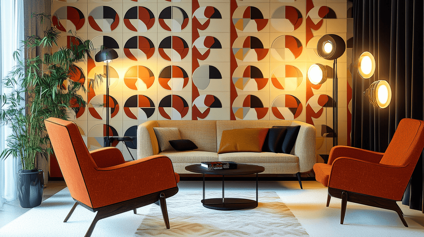 Deko-Elemente im Mid-Century Modern Stil