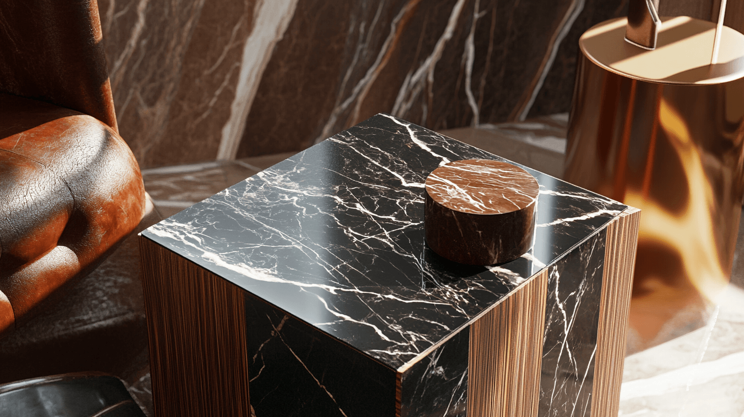 Hochwertige Materialien im Stil Italiens
