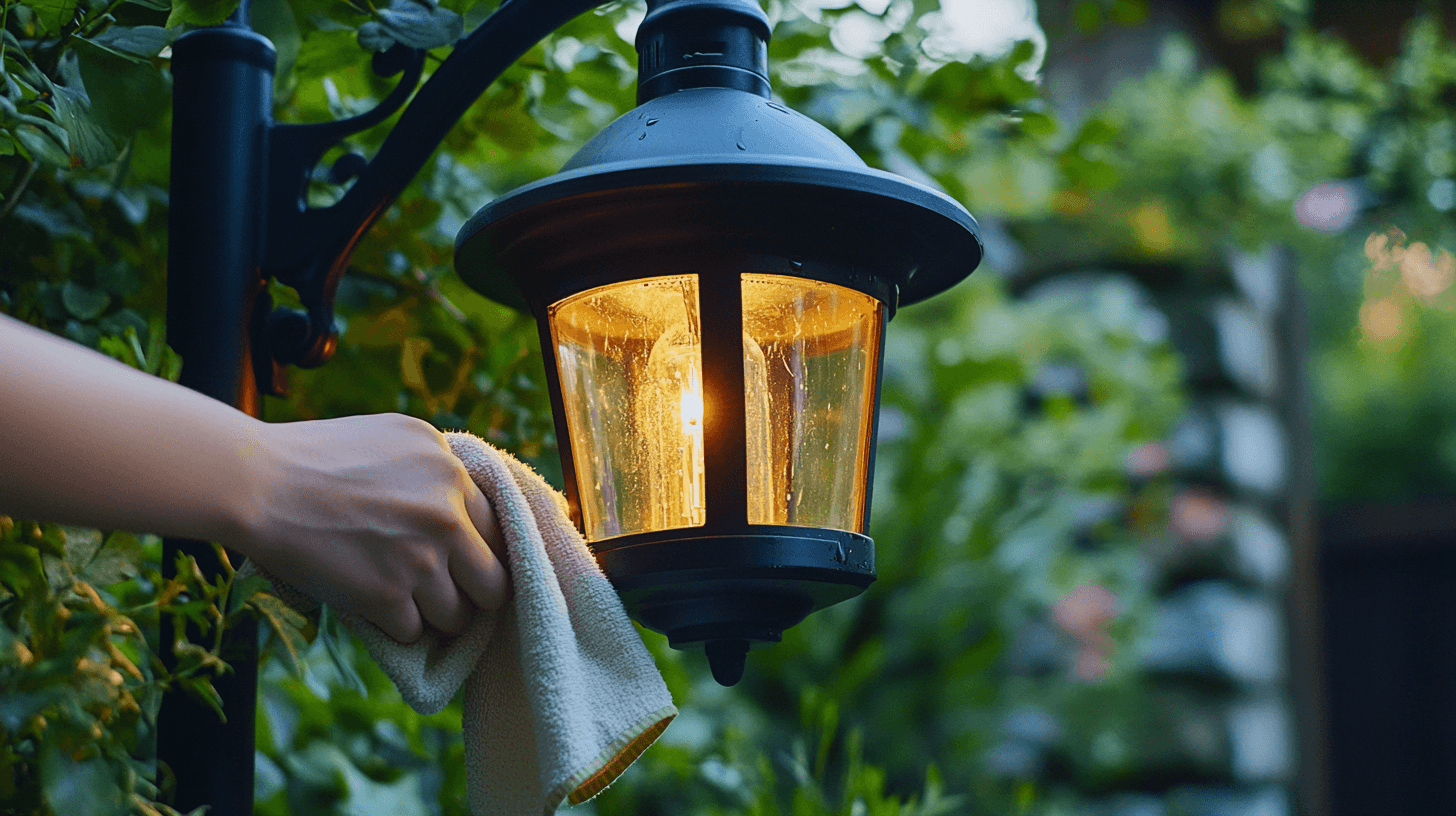 Unterhalt und Pflege der Gartenbeleuchtung