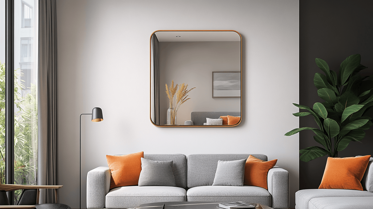 Alles im Überblick: Wandspiegel als Designelement