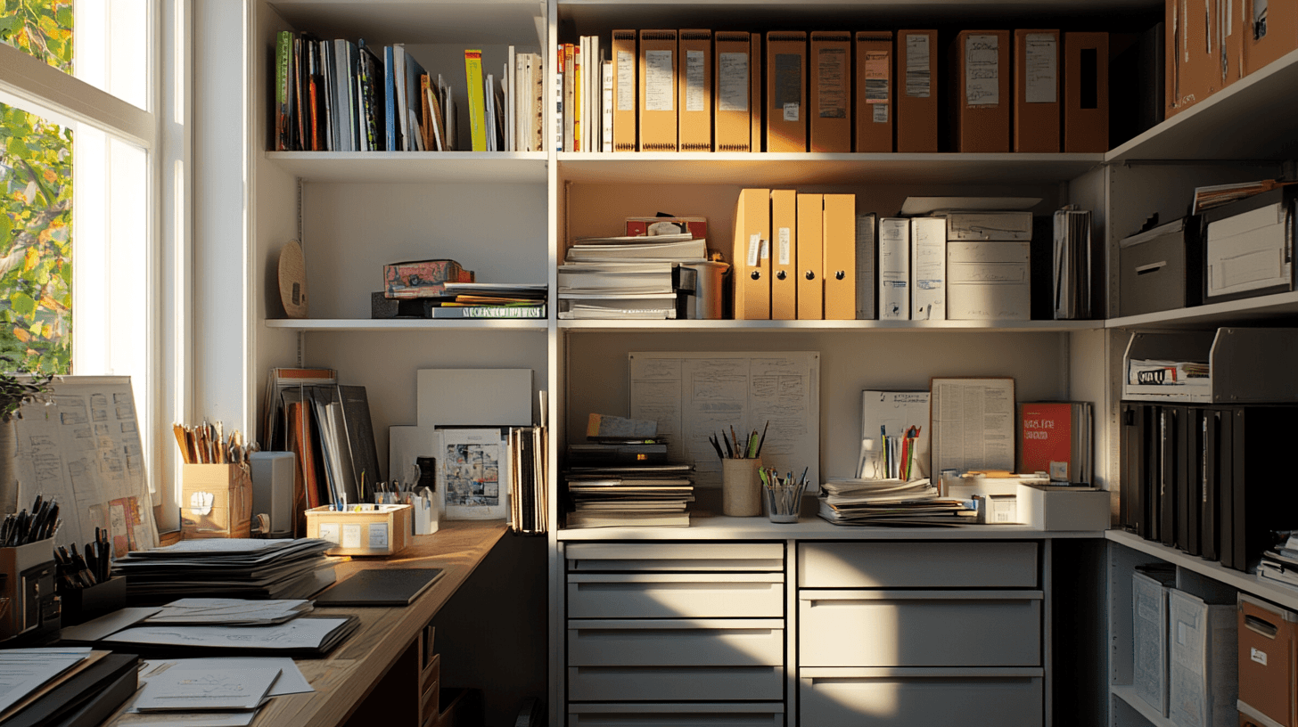Ratschläge zur Organisation und Ordnung im Kleiderschrank-Büro