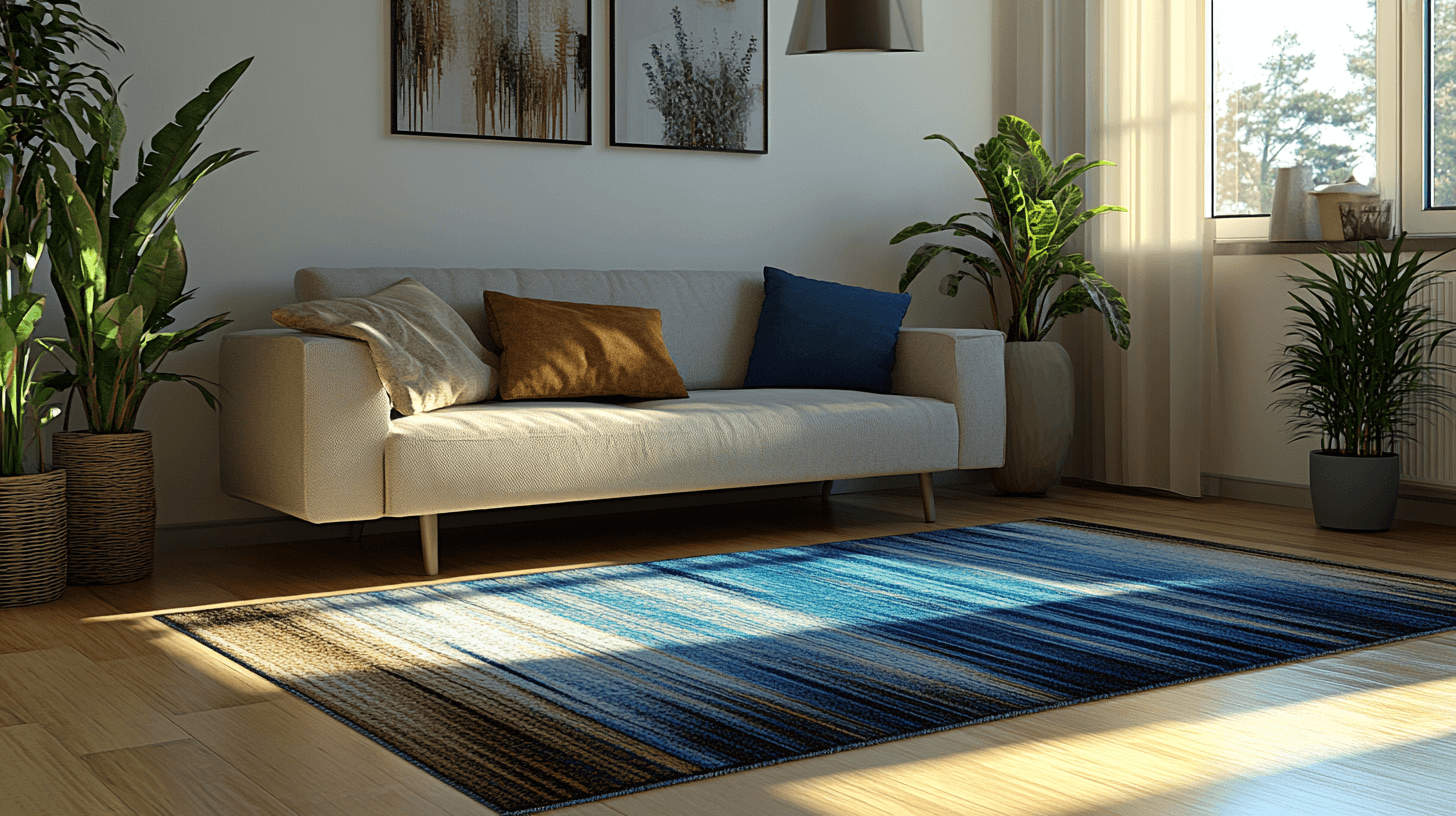Teppiche als Dekorationselemente: Farbe und Struktur für den Boden
