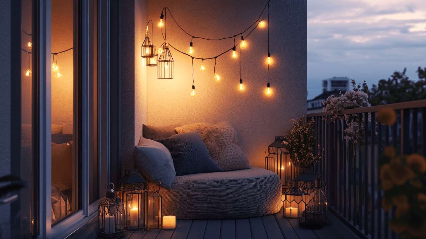 Lichtgestaltung für Balkon und Terrasse: Atmosphärisches Licht für milde Abende