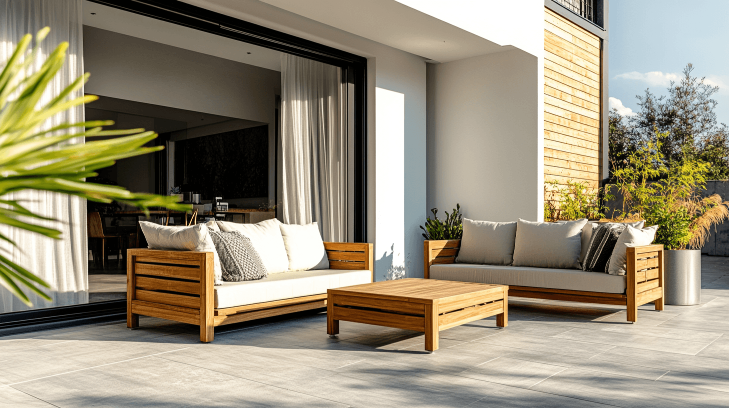 Gestaltungstrends bei Teakholz-Terrassenmöbeln