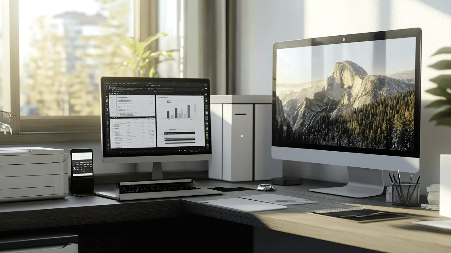 Technische Ausrüstung für ein produktives Home-Office