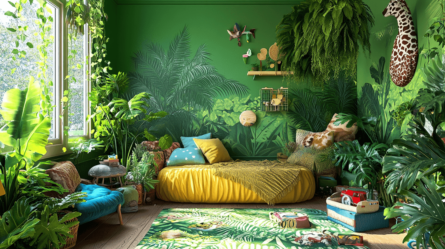 Kinderzimmer im Dschungel-Look: Kreative und bunte Ideen