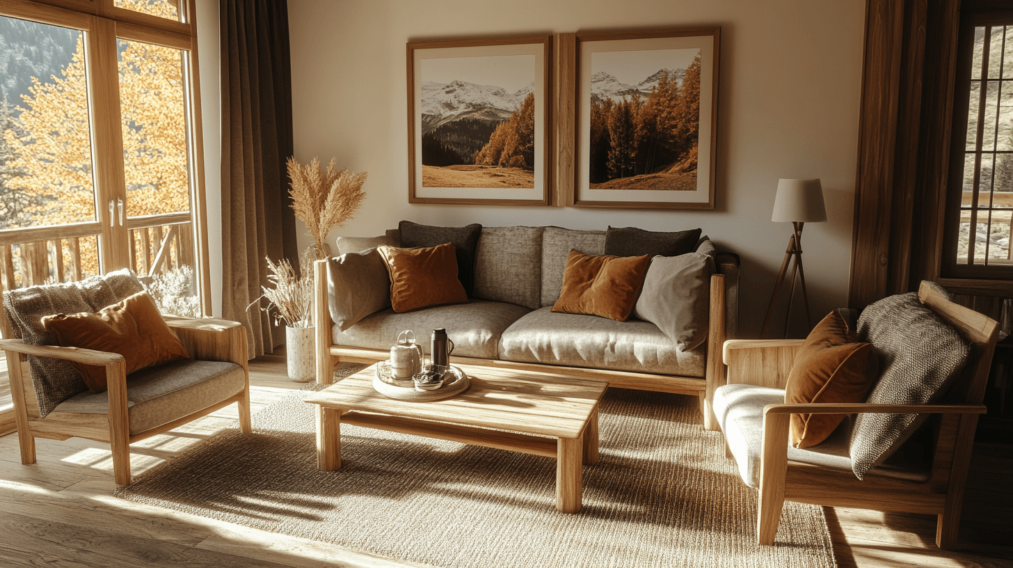 Farbgestaltung im Chalet-Stil: Natürliche Töne und warme Schattierungen
