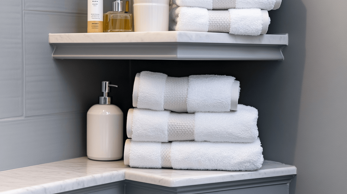 Eckregale im Badezimmer: Raumsparende Ideen für kompakte Bereiche