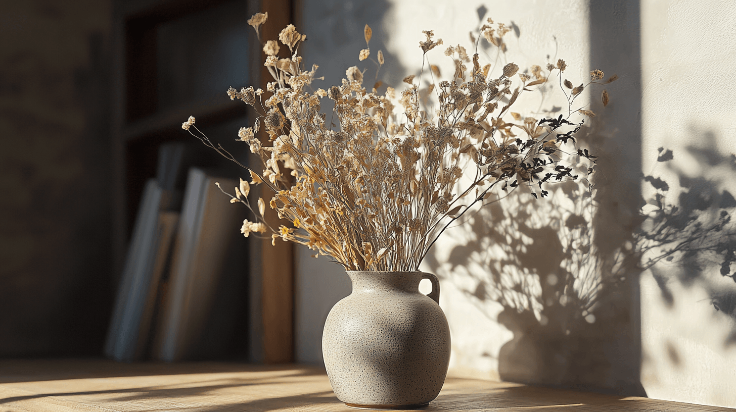 Pflege und Langlebigkeit von Trockenblumen-Arrangements