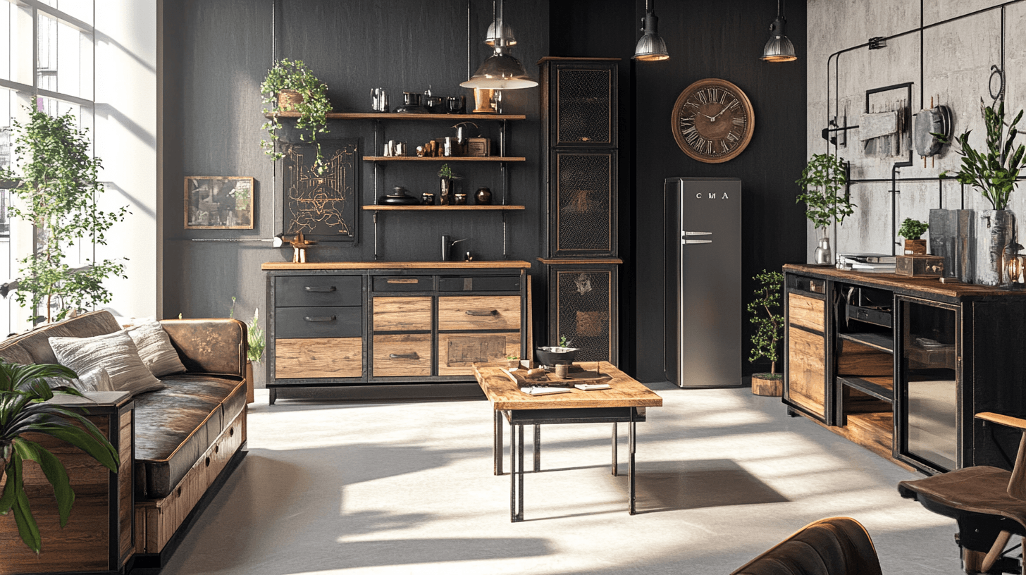Wohnstile kombinieren: Urban Industrial begegnet anderen Trends
