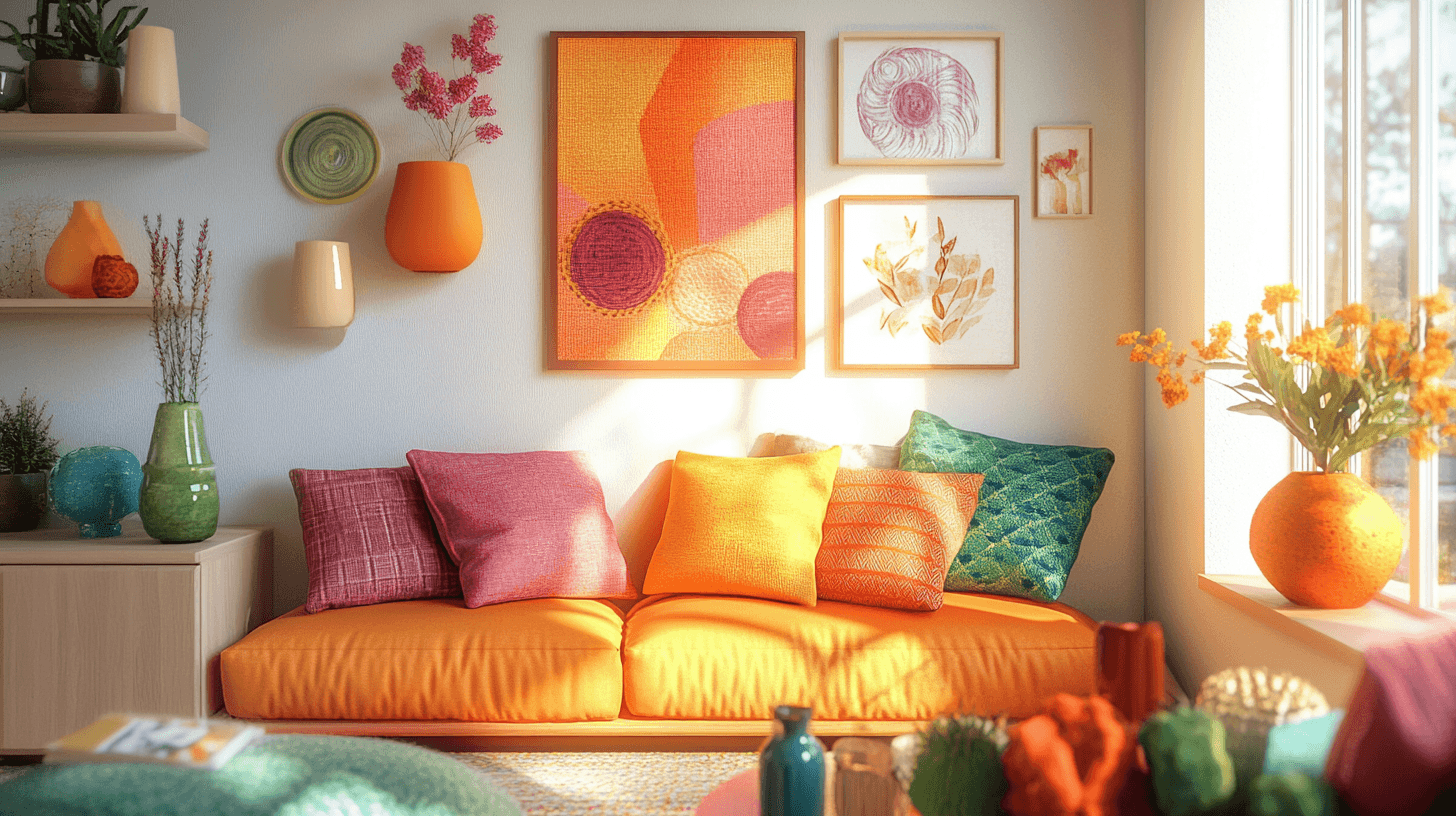 Farbenfrohe Accessoires: Gute Laune ins Zuhause zaubern