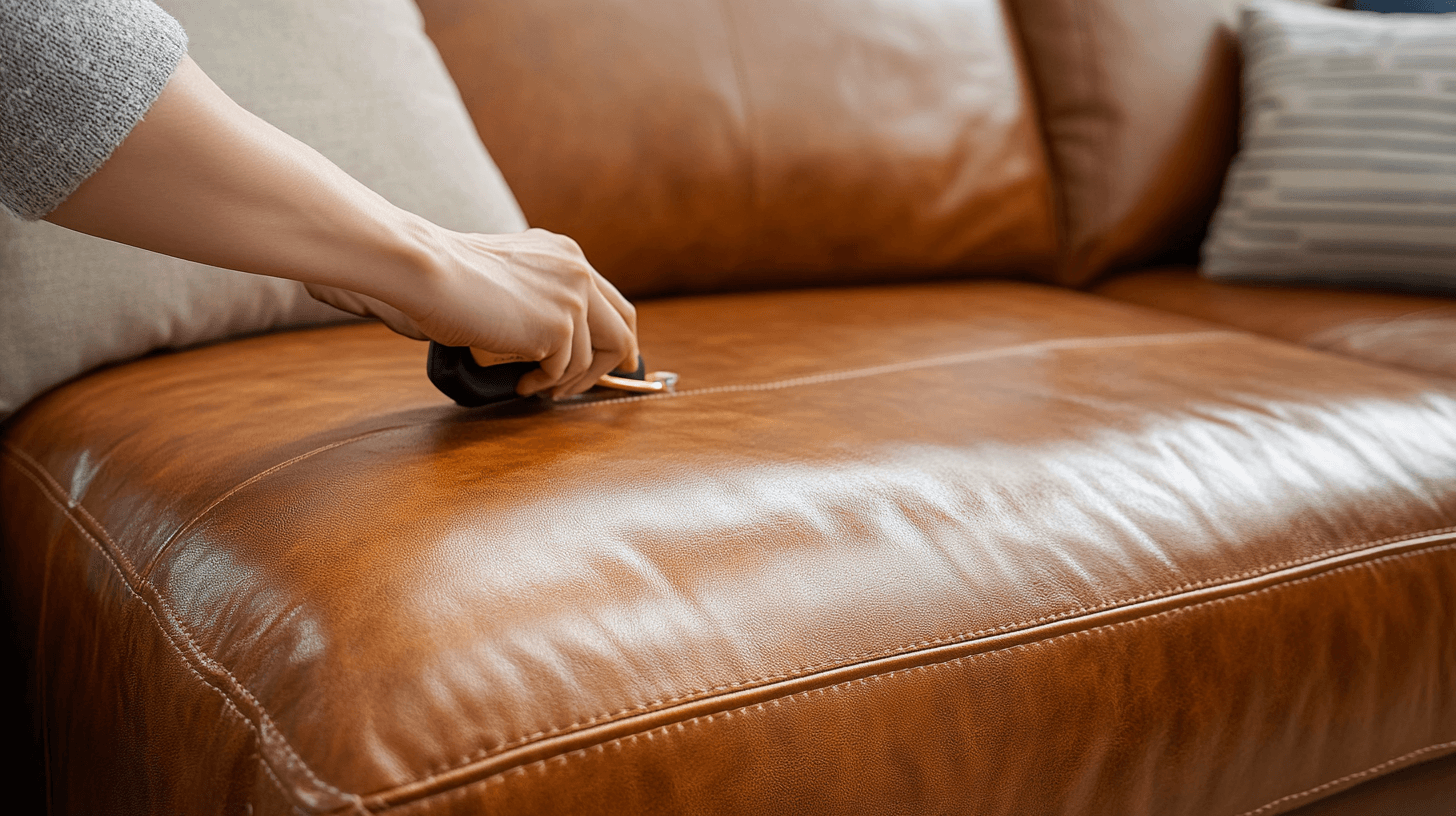 Pflege und Unterhalt von Ledersofas
