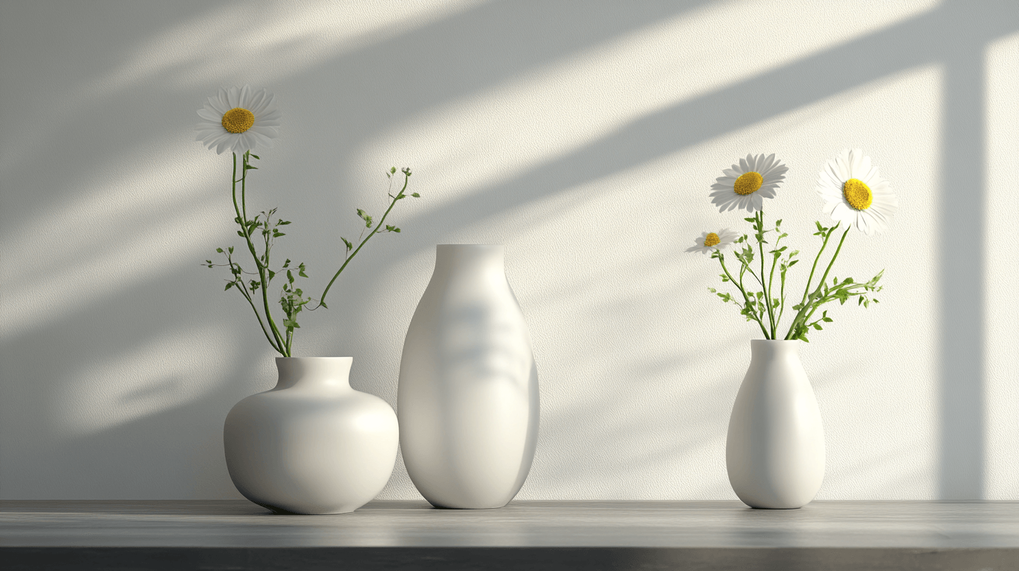 Minimalistische Vasen: Eleganz durch Schlichtheit