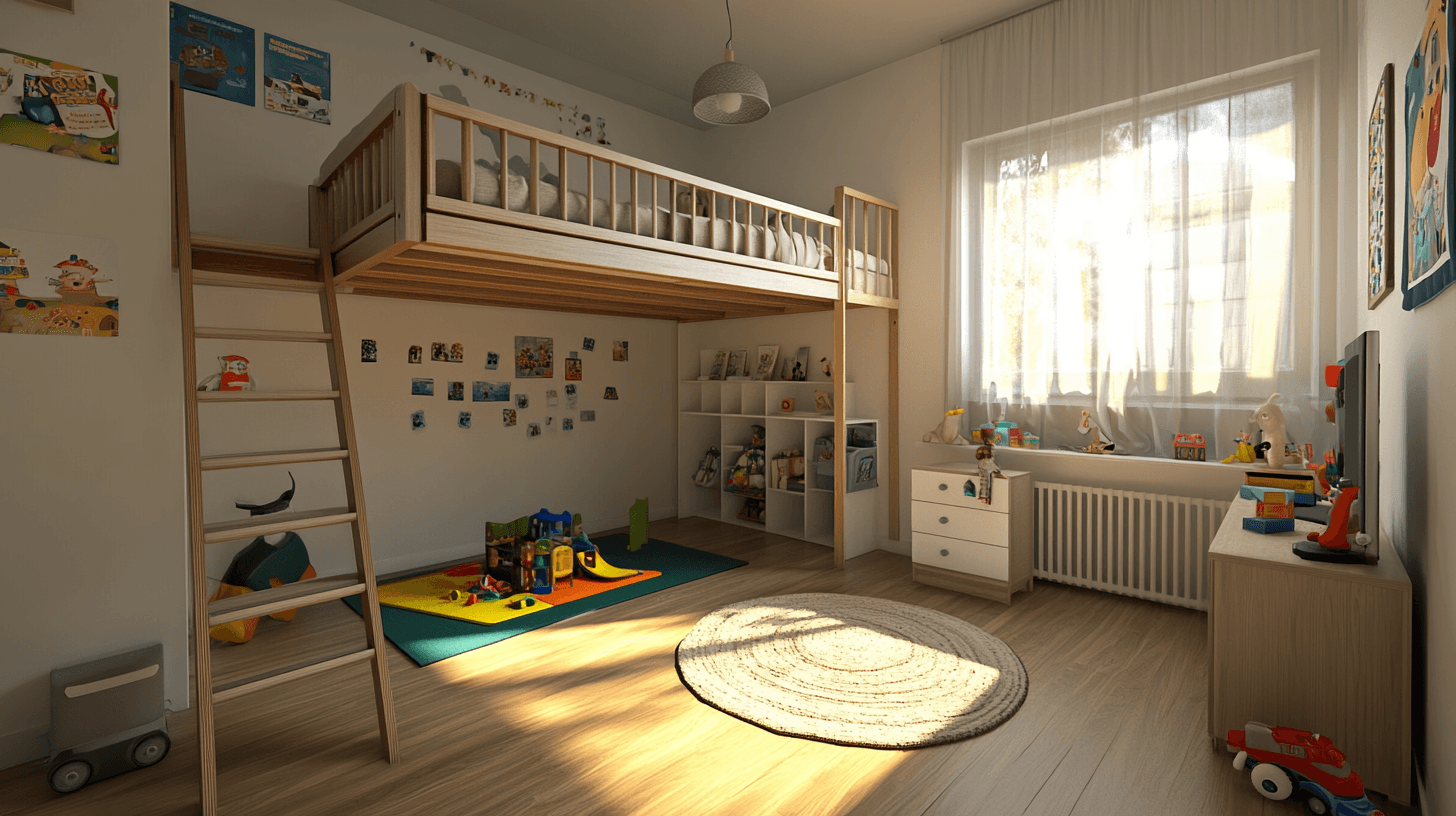 Pluspunkte eines Hochbetts im Kinderzimmer
