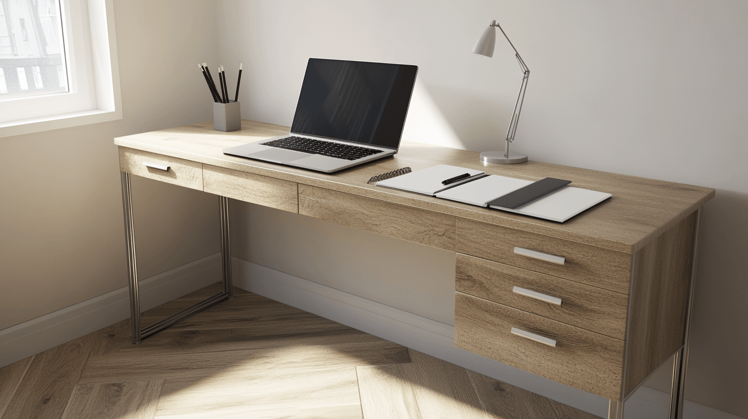Minimalistische Bürotische für ein ordentliches Home-Office