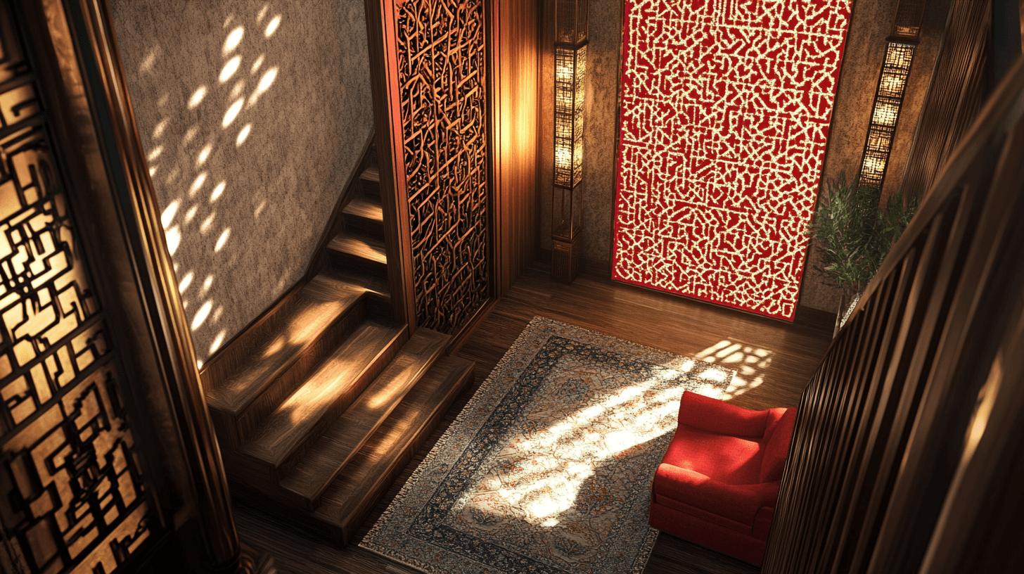 Dekorationen und Accessoires im zeitgemässen orientalischen Stil
