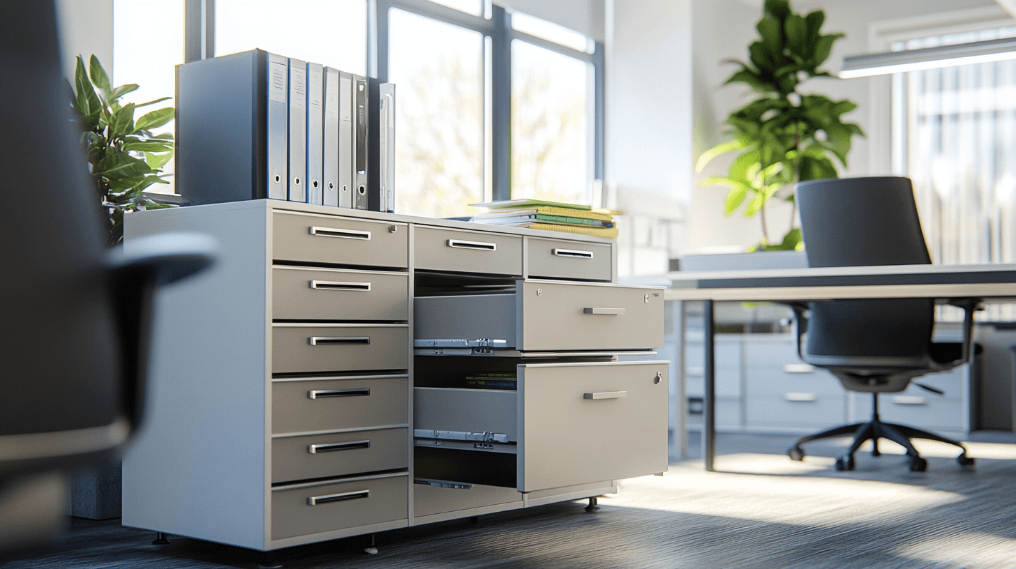 Schubladenschränke im Büro: Effiziente Organisation für deinen Arbeitsalltag