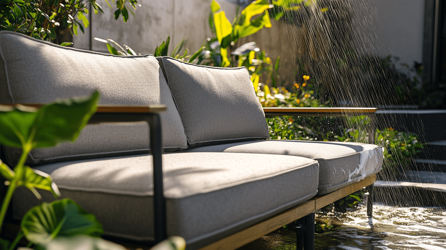 Pflege und Unterhalt von Gartensofas
