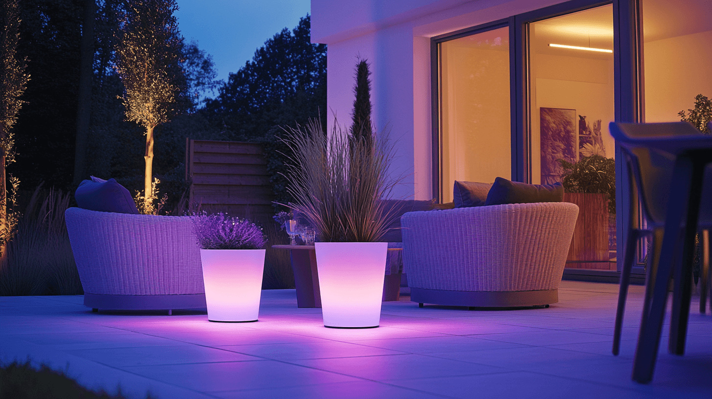 Vorteile von Gartenmöbeln mit LED-Beleuchtung