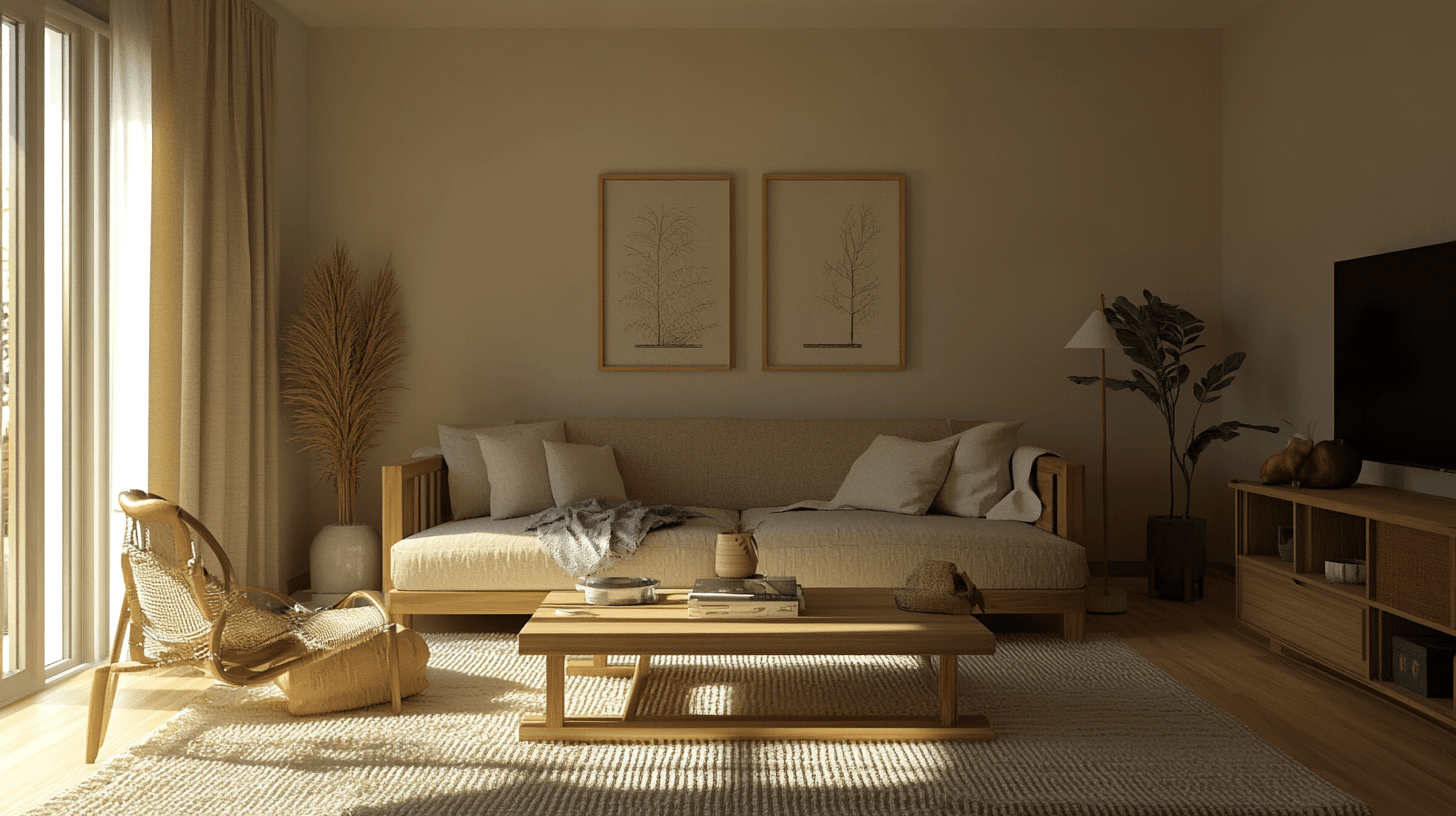 Einrichtungsstile, die von Beige und Holz profitieren