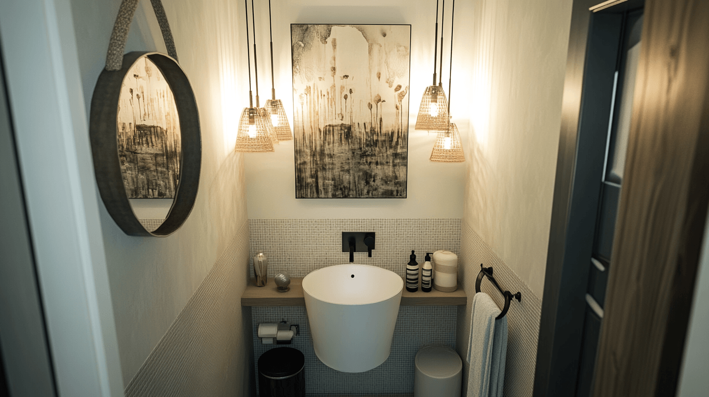 Elegante Deko-Ideen für kompakte Badezimmer