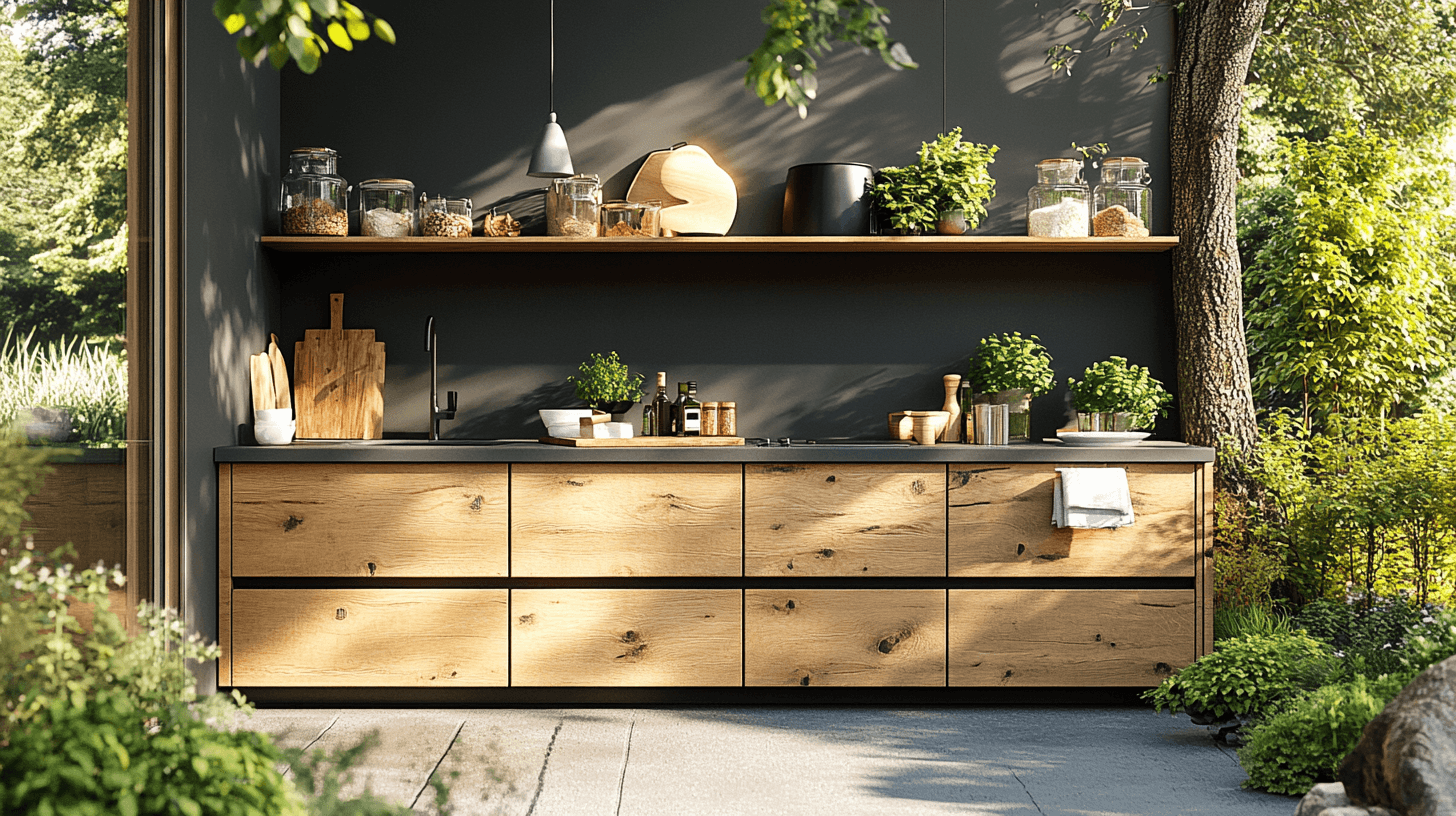 Gestaltung und Einbindung der Outdoor-Küche in den Garten