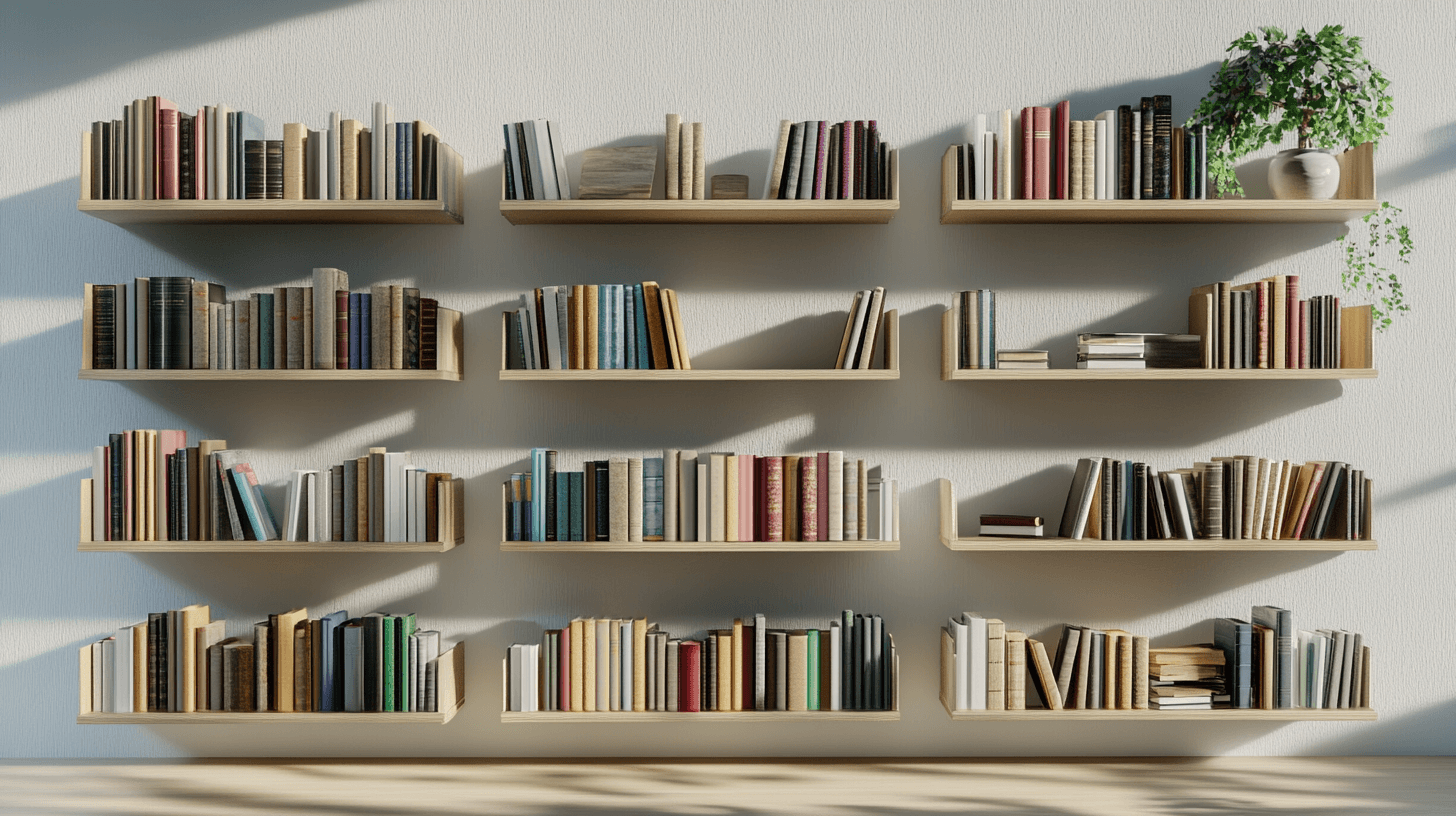 Gestaltungsideen für offene Bücherregale