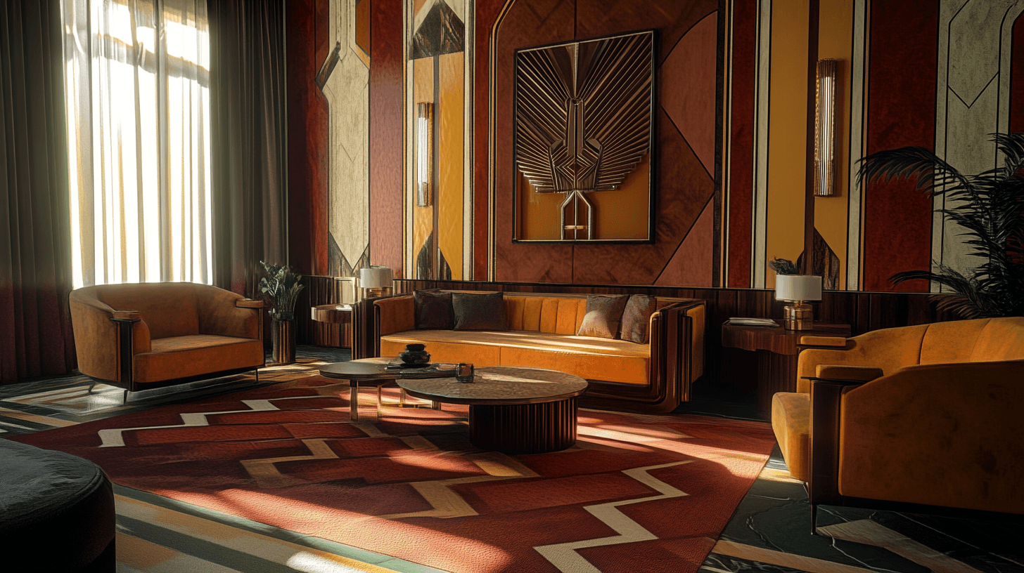 Künstlerisches Deco: Art Deco mit zeitgemässen Elementen