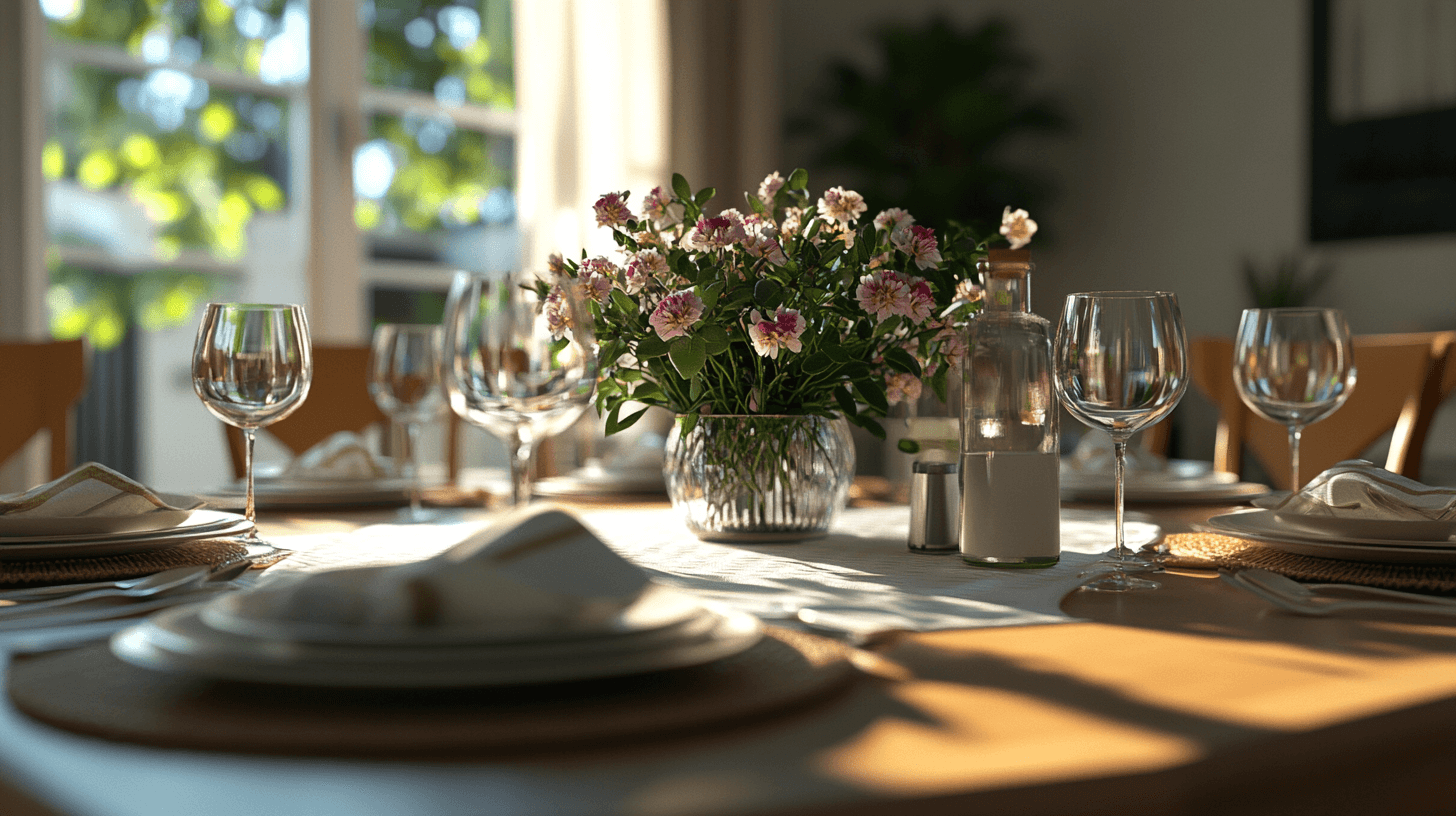 Frische Blumen als Tischdeko: So wird jede Mahlzeit zu einem Erlebnis