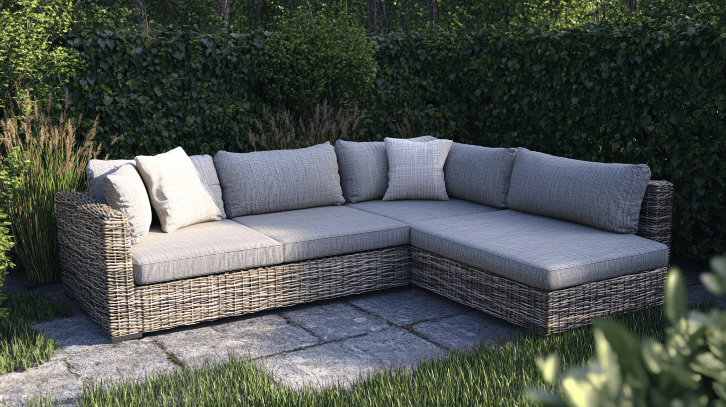 Unterschiedliche Typen von Gartensofas