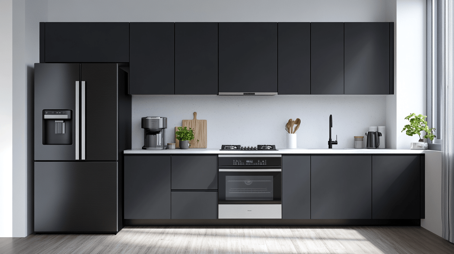 Monochrome Küchen: Ein Design-Trend mit schlichten Linien