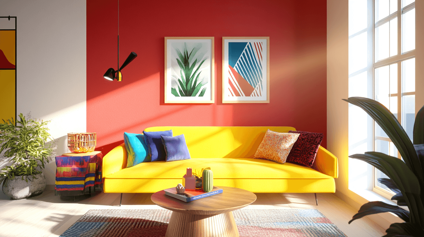Color Pop: Leuchtende Farben im Raumdesign