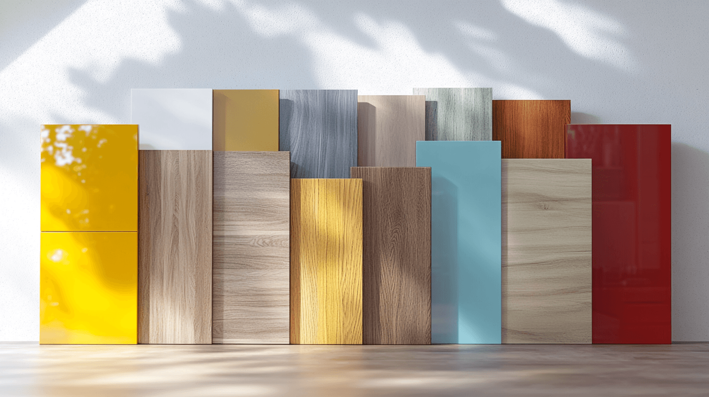 Materialien und Oberflächen für bunte Küchenfronten