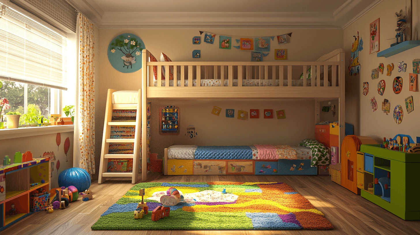 Kinderzimmer mit Hochbett: Mehr Raum für Spass und Schlaf