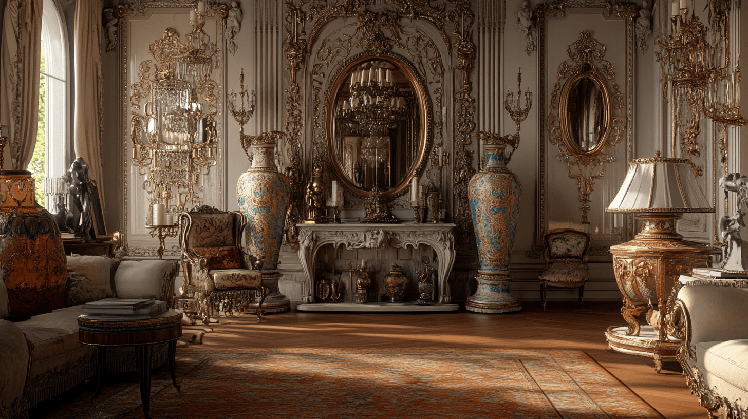Barockstil-Dekoration: Kunstvolle Details für jeden Raum