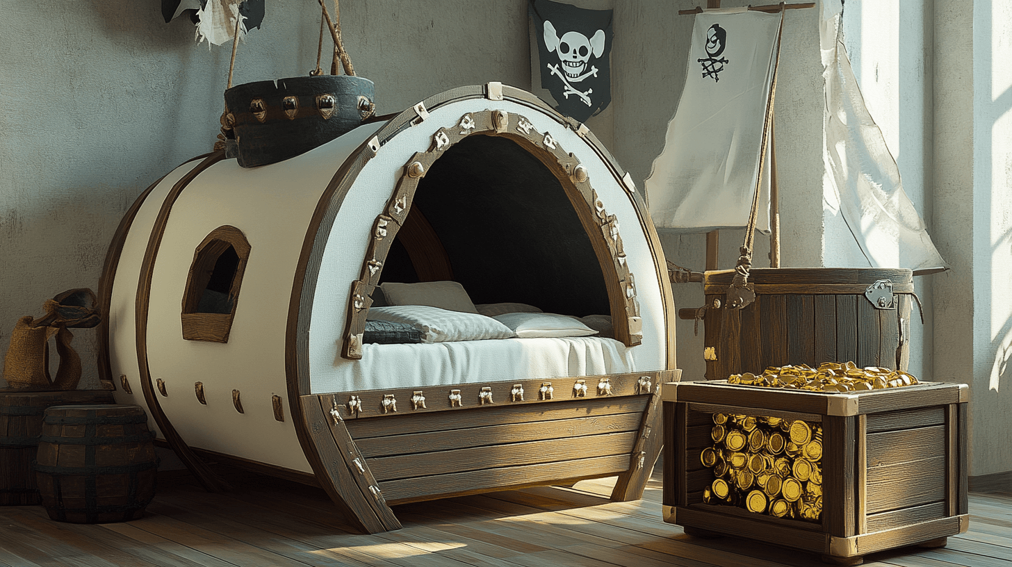 Piratenmöbel: Vom Bett bis zur Schatzkiste