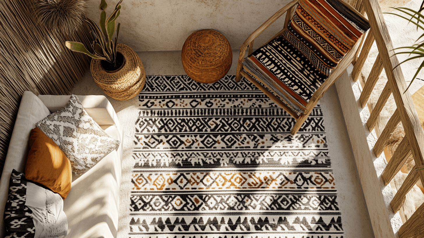 Dekorationen und Accessoires im Ethno-Chic-Stil