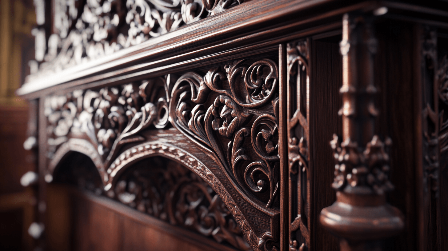 Möbel im Stil der Gothic Revival