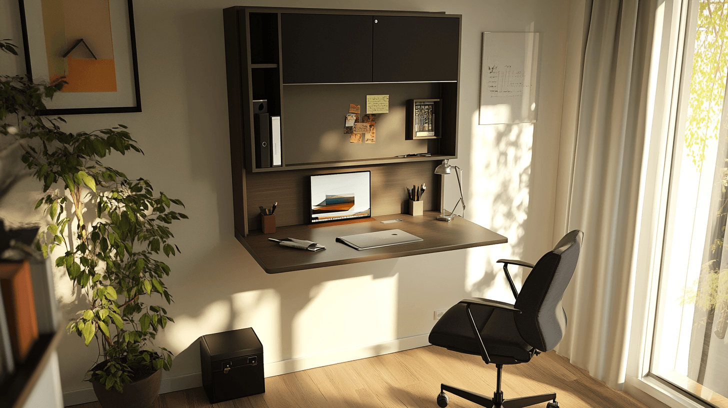 Home-Office-Ideen für kleine Räume: Platzsparend und effizient