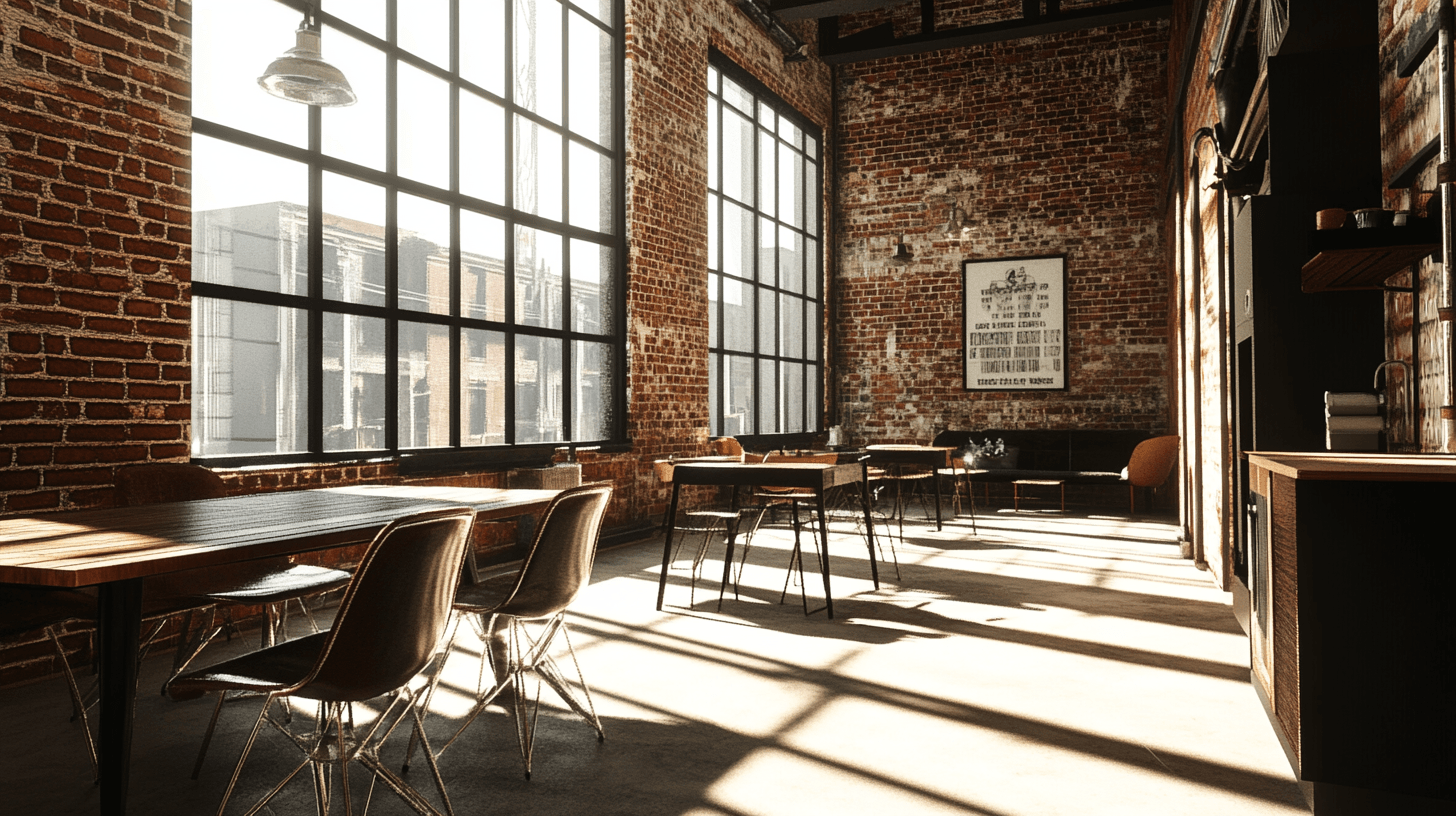Esszimmer im Loft-Stil: Offenes Wohnen mit industriellen Elementen