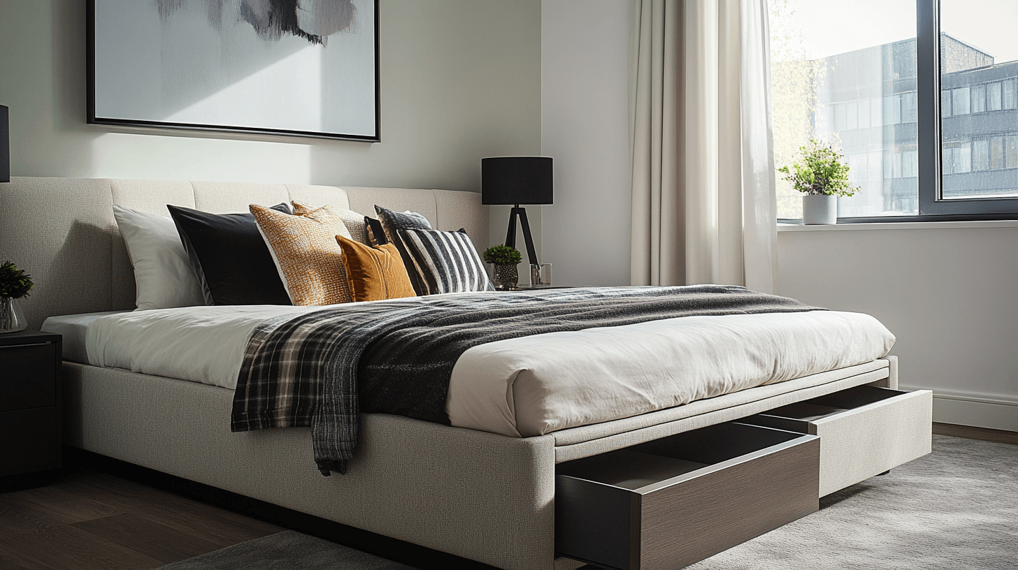 Mehr Raum im Schlafzimmer: Betten mit Bettkasten