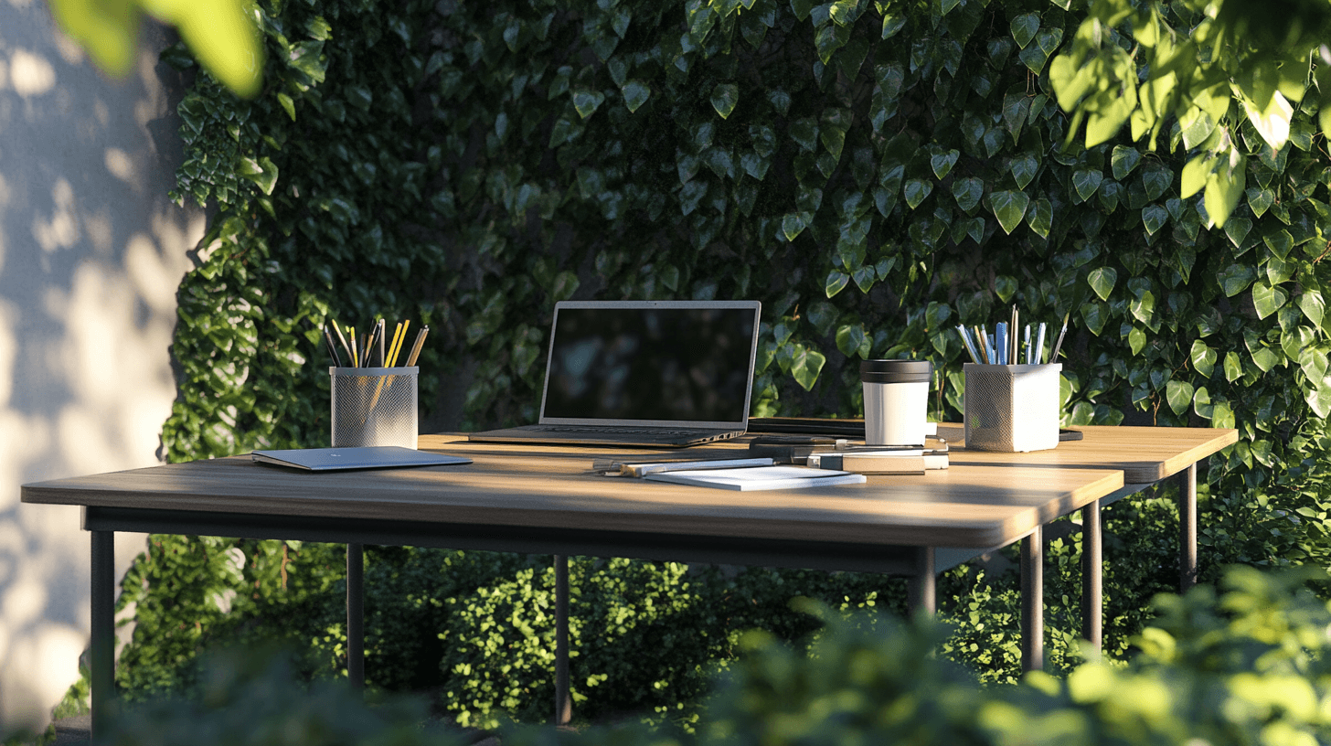 Funktionale Gartentische für dein Büro im Freien