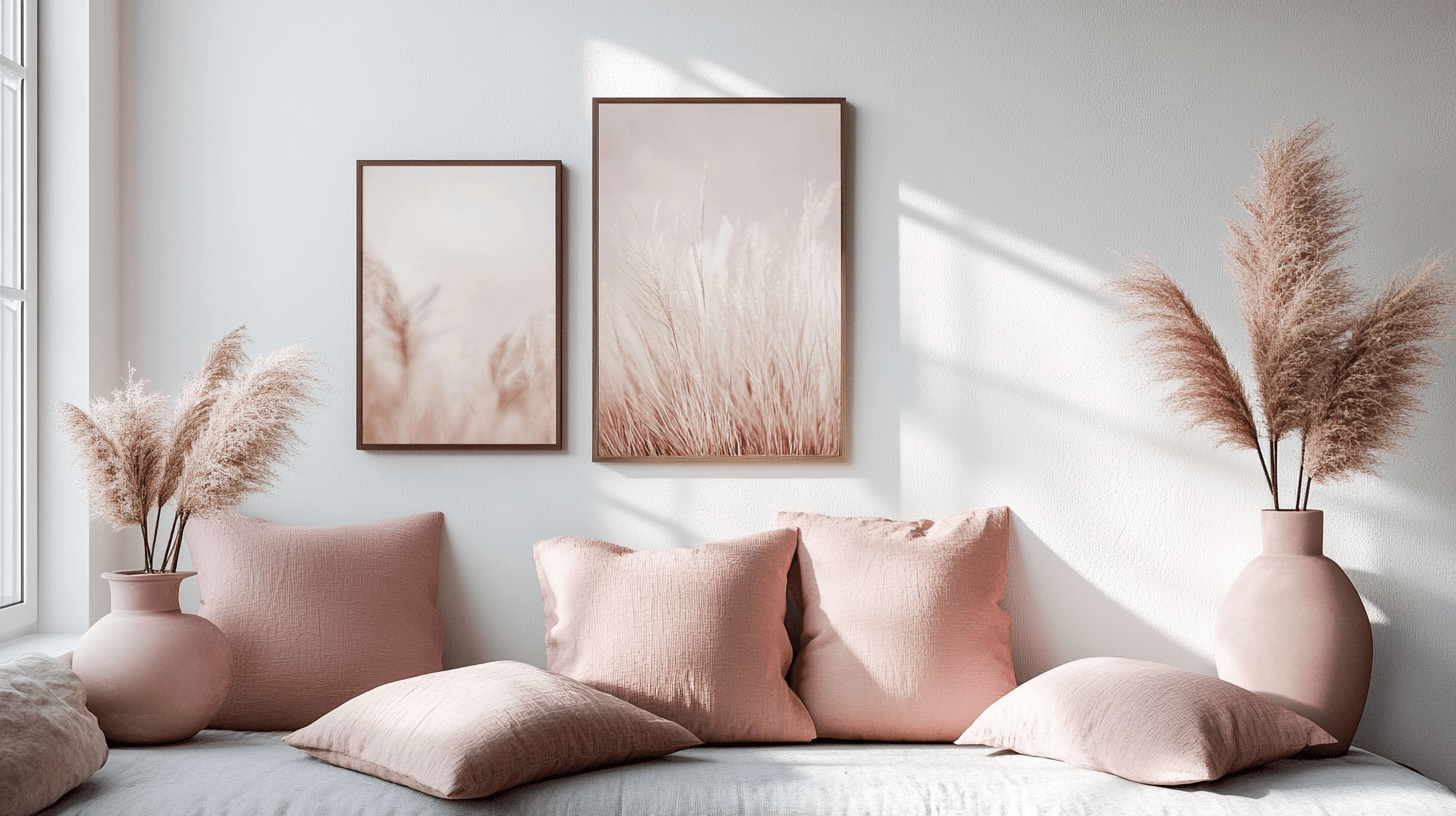Dekoration in Soft Pink: Zarte Details für eine stimmige Atmosphäre