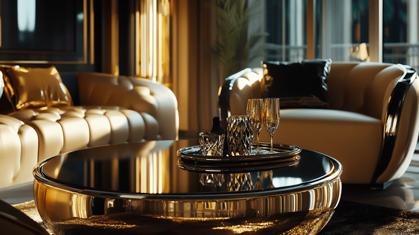 Glamour-Stil: Edle Materialien und schimmernde Details
