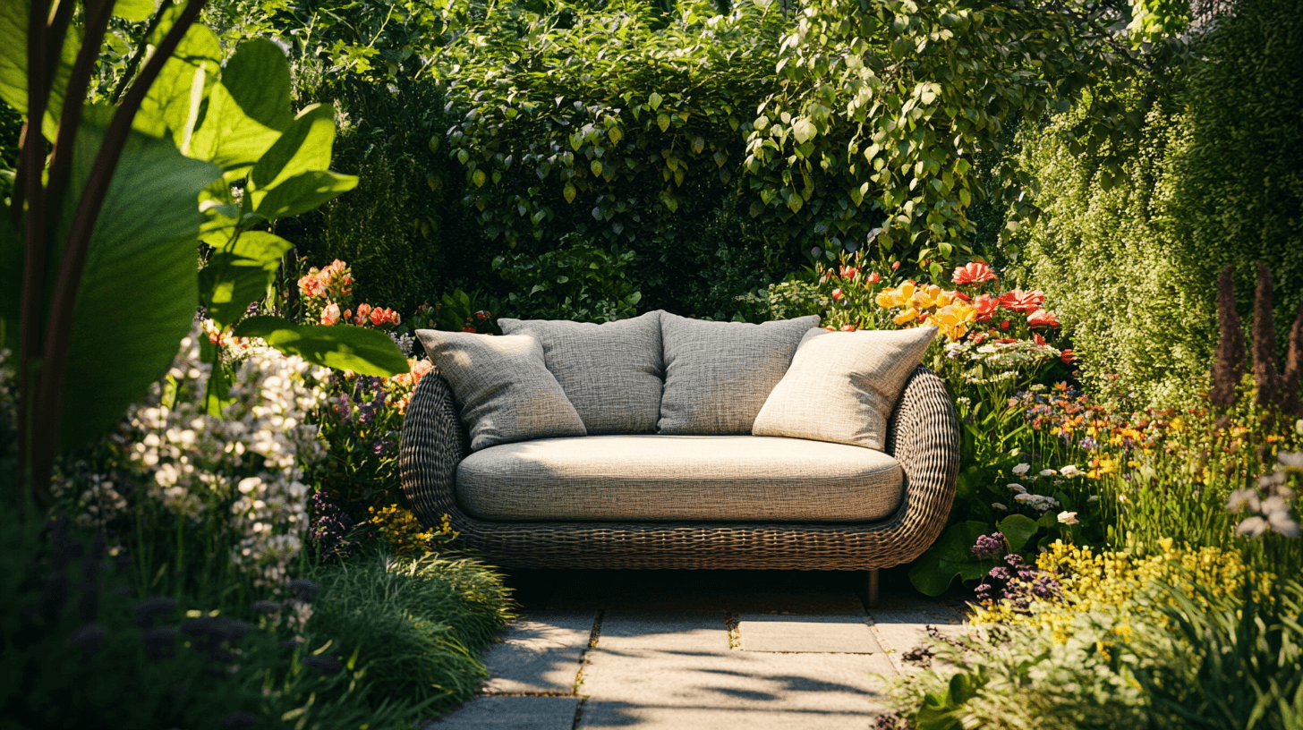 Gartenidylle: Gartensofas für entspannte Stunden