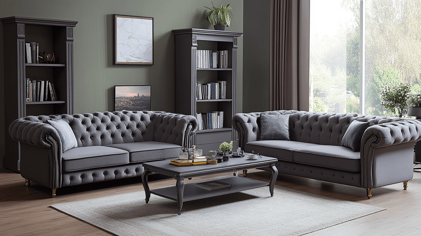 Möbel in Grautönen: Vielfältigkeit und Eleganz