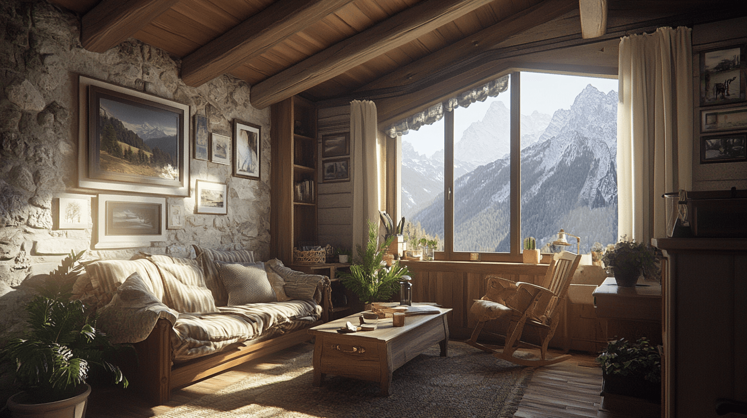 Einrichtungsstile für die ideale Mountain Lodge